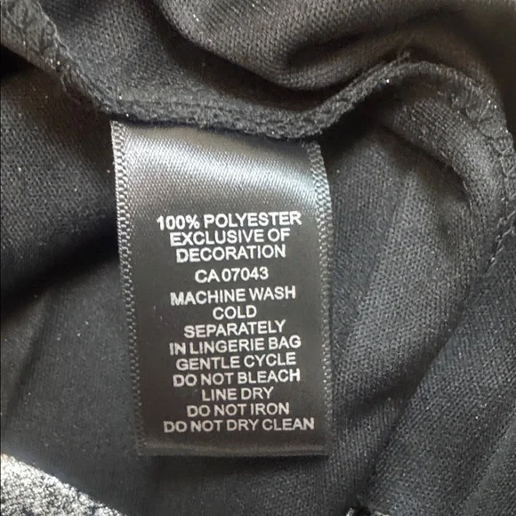 Cupio Metallic Pleated Midi Skirt – Silver & Black – Size M – NWT - Picture 5 of 5